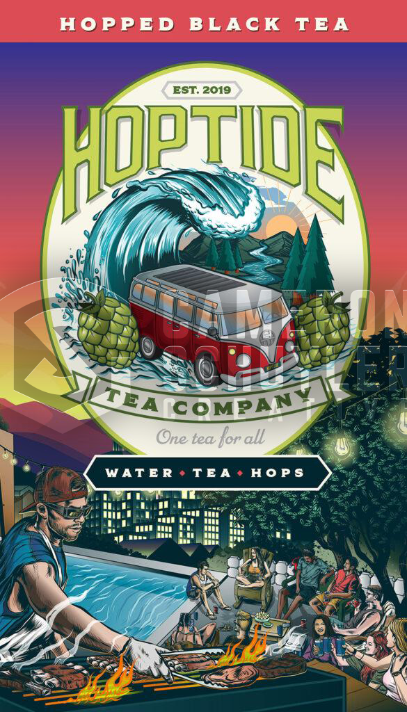 Hoptide Tea Can Design City Concept