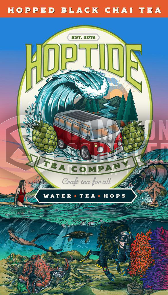 Hoptide Tea Can Design Ocean Concept