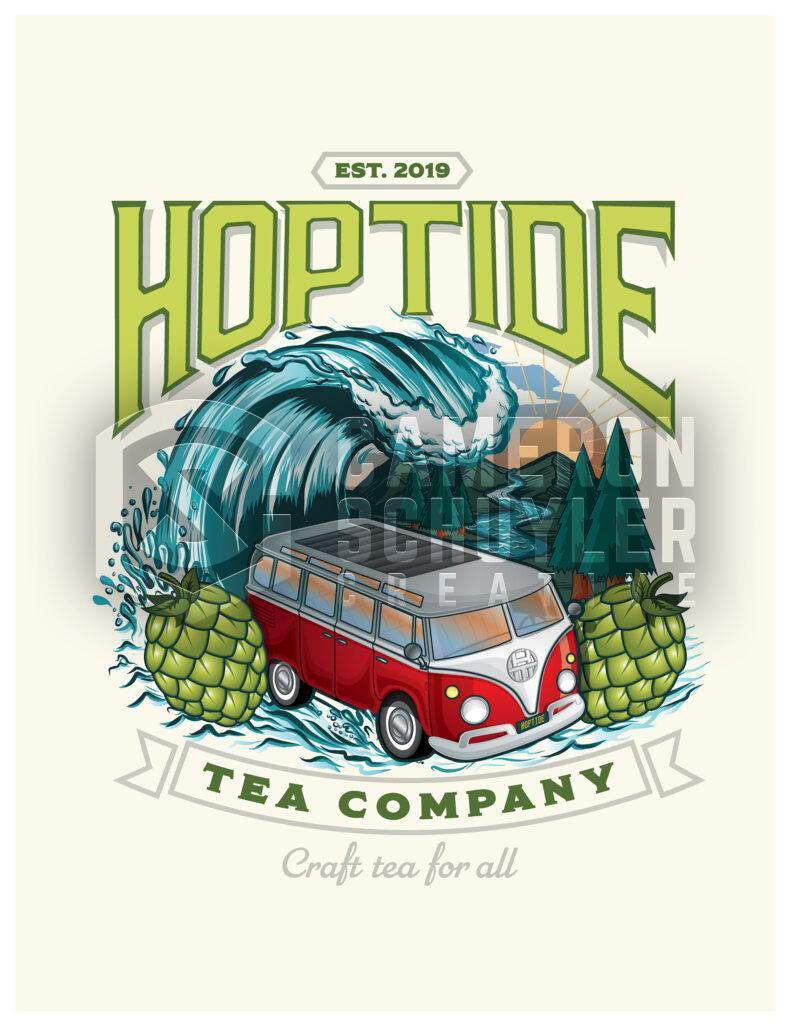 Hoptide Logo Design