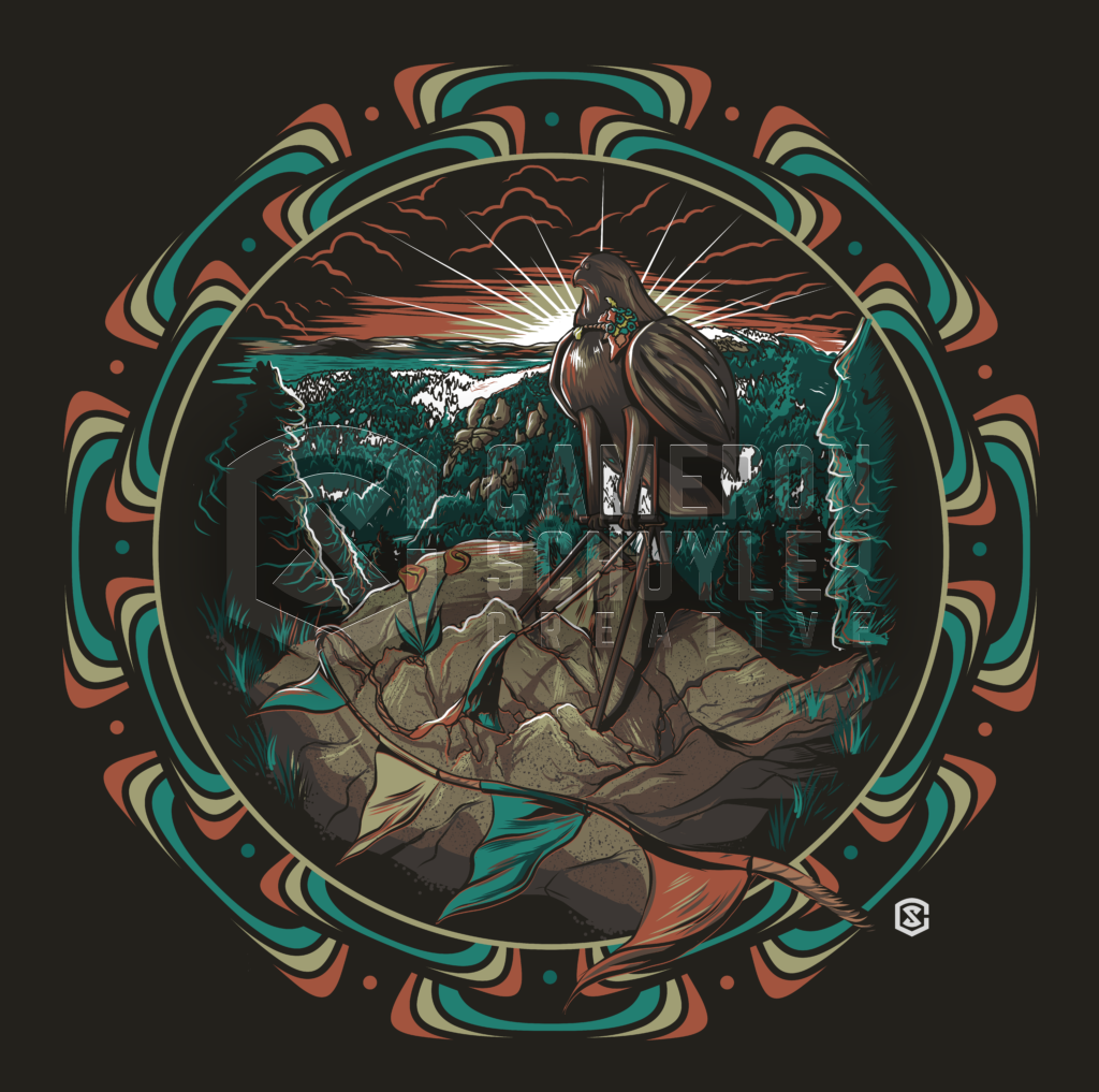 Lake Tahoe Reggae Festival Eagle Memorial Design