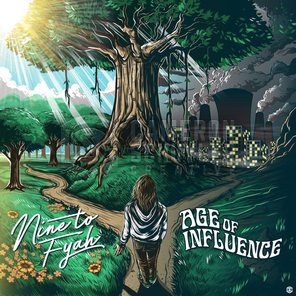 Nine to Fiyah Age of Influence Album Art