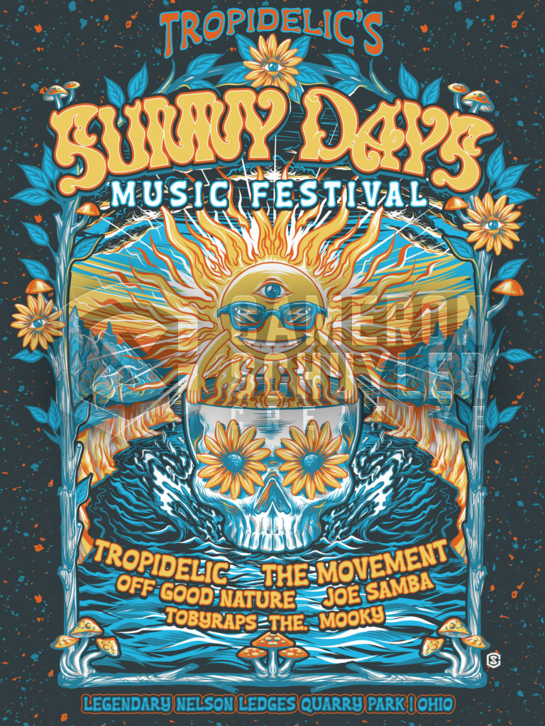 Tropidelic Sunny Days Event Poster Art 2022