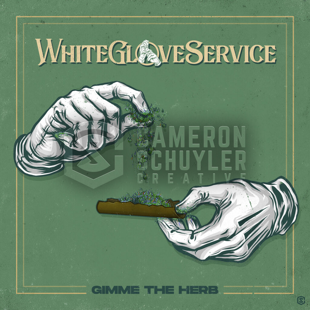 White Glove Service Gimme the Herb Album Art 2021